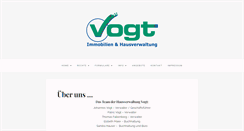 Desktop Screenshot of hausverwaltung-vogt.de